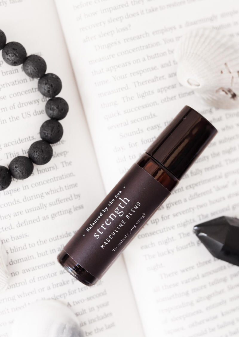 Strength I Masculine Blend Essential Oils – Balanced By The Sea