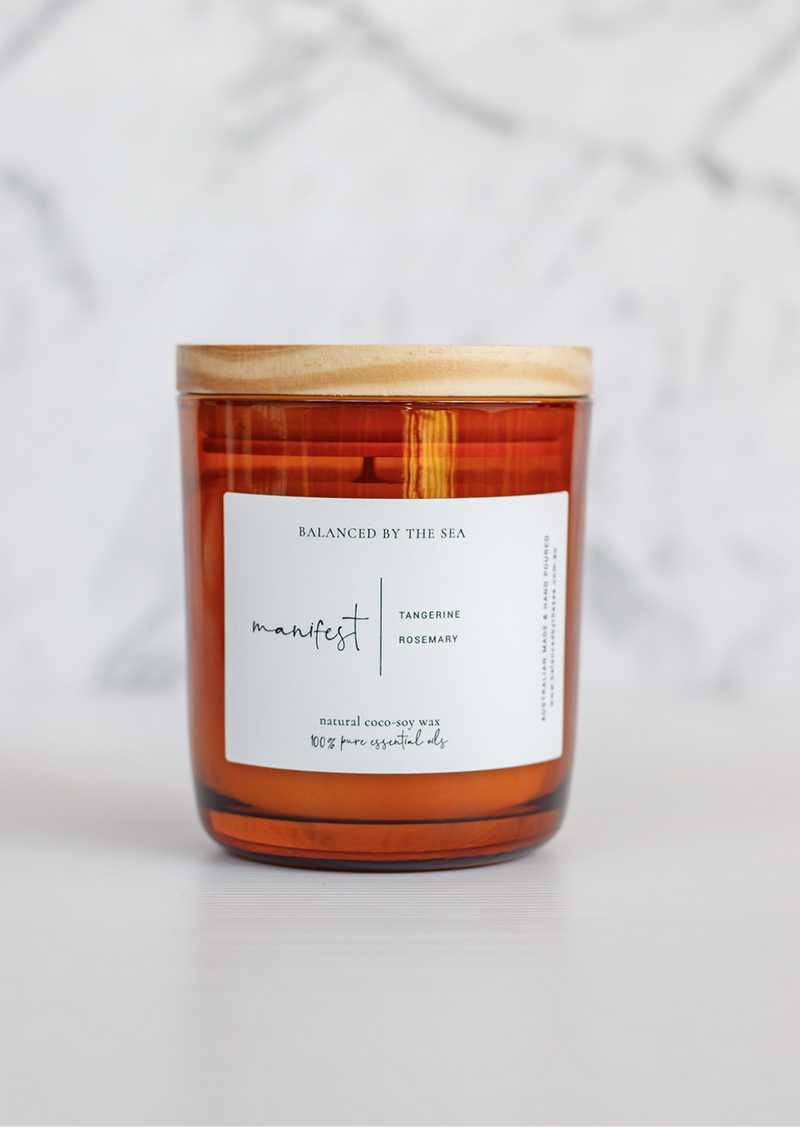 Manifest - 100% Pure Essential Oil Candle